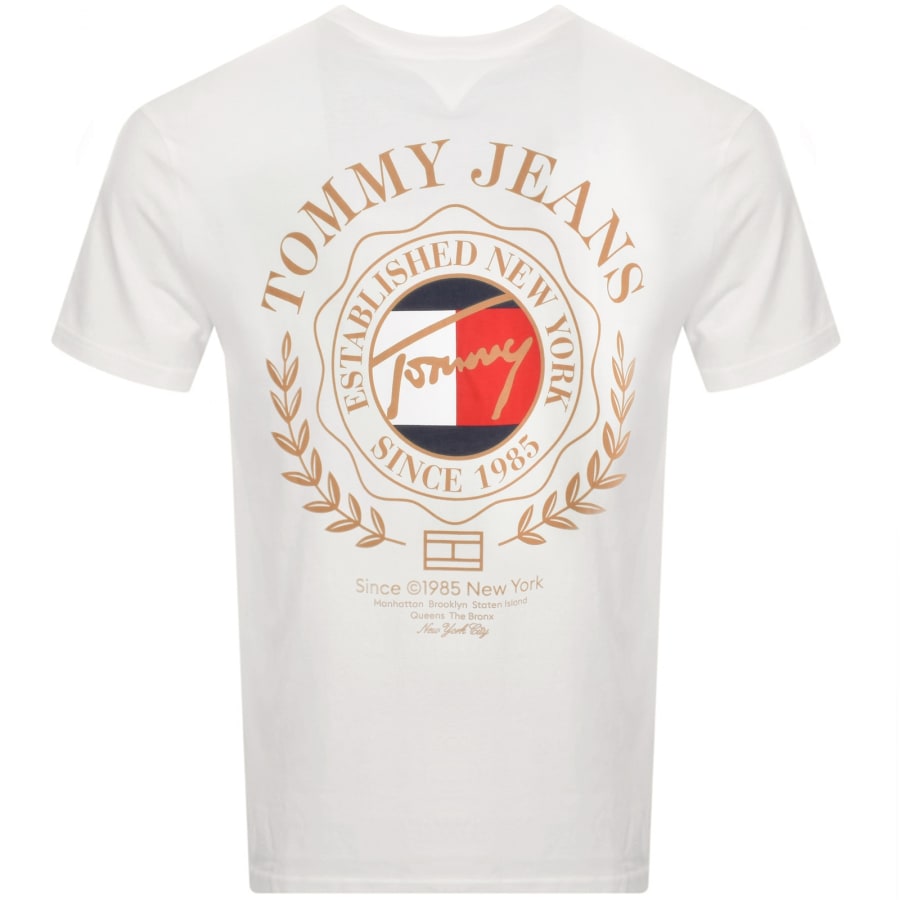 Tommy Jeans Explorer Luxe T Shirt White Mainline Menswear United States